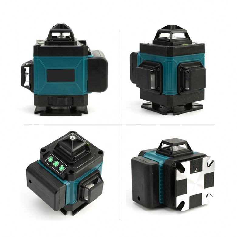 High-precision 16-line 360-degree green laser level gauge