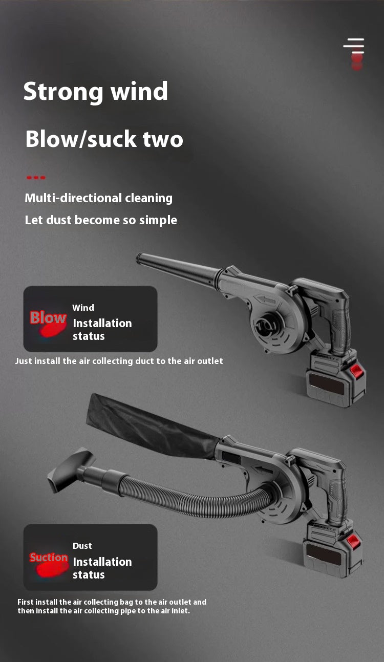 High-power multi-purpose vacuum cleaner and blower