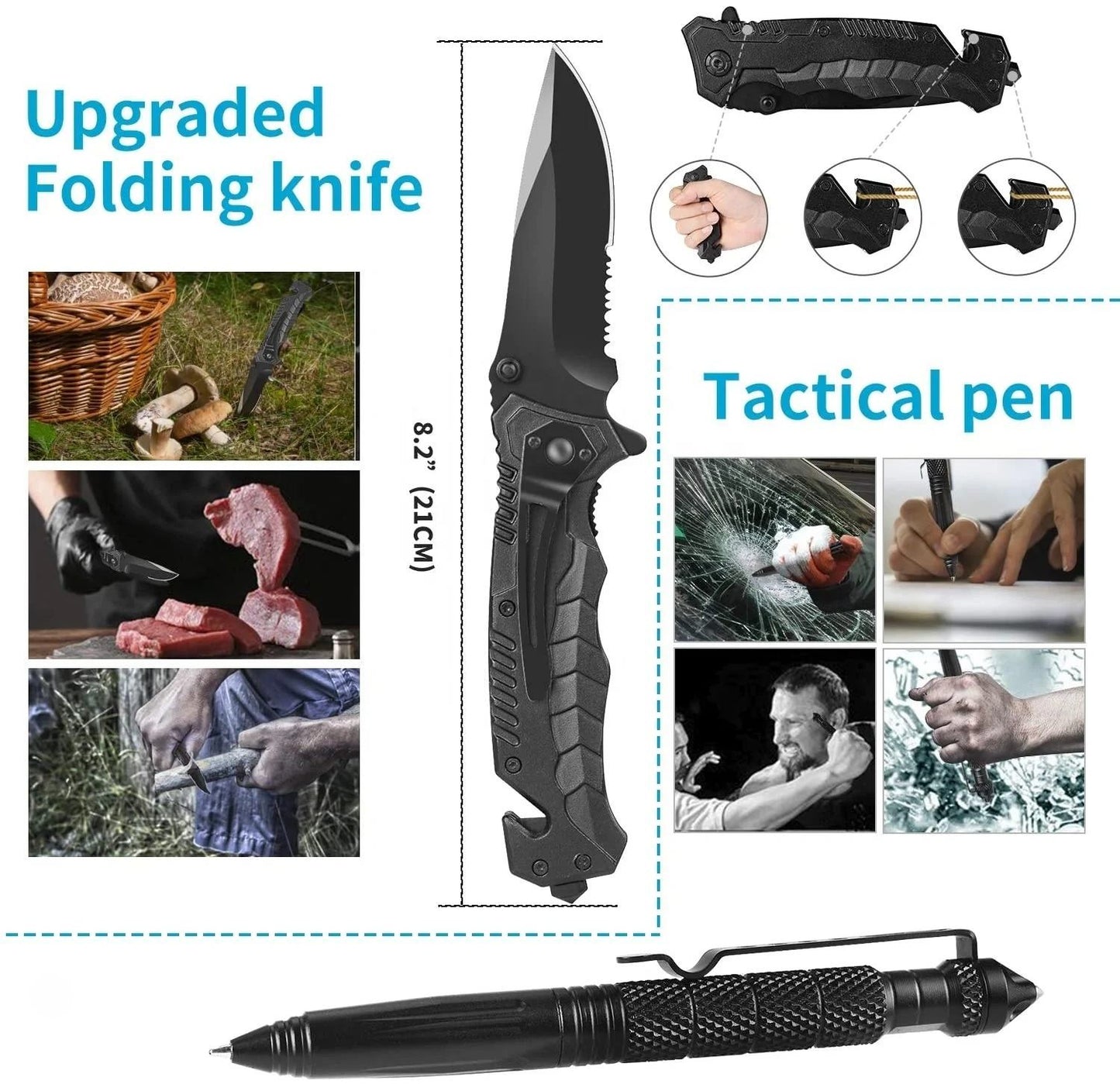 Outdoor survival first aid kit set
