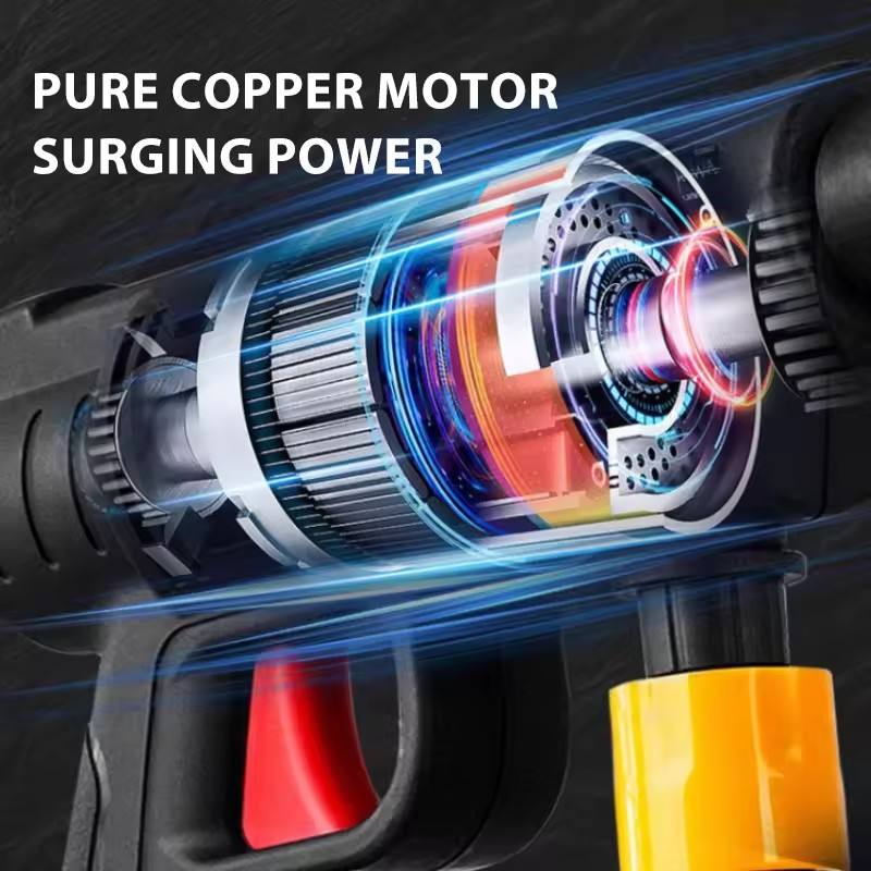 Portable cleaning pressure gun
