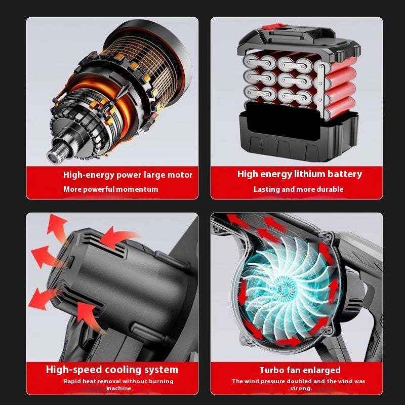 High-power multi-purpose vacuum cleaner and blower