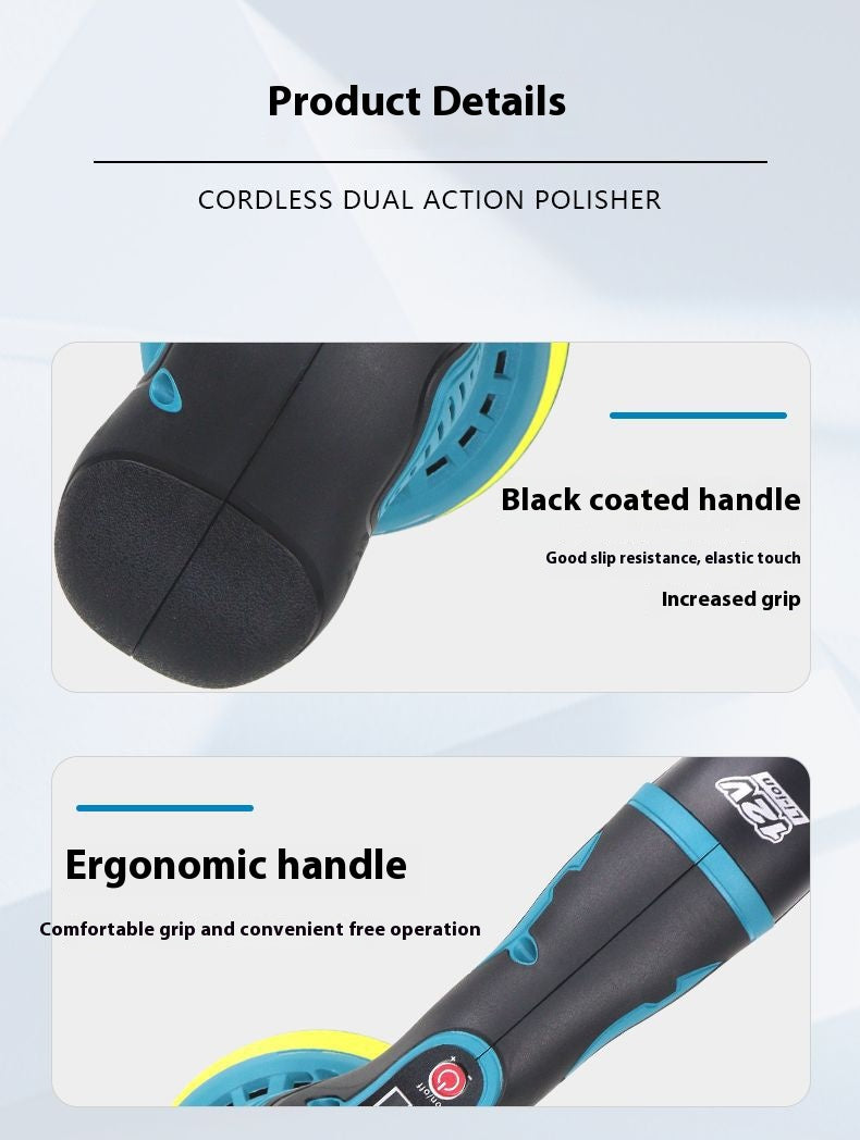 Wireless polishing and waxing machine