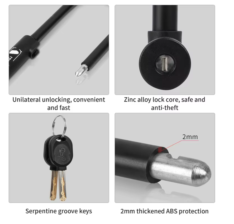 Bicycle U-shaped lock