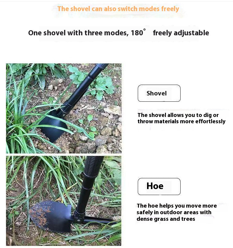 Multi-functional engineer's shovel