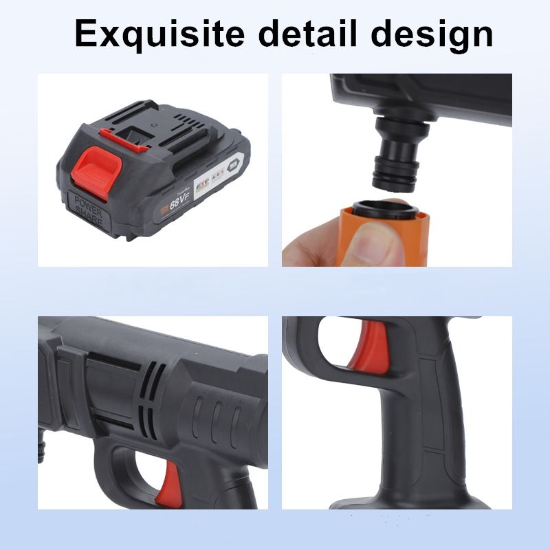 Portable cleaning pressure gun