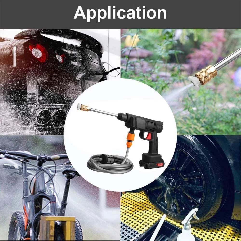 Portable cleaning pressure gun
