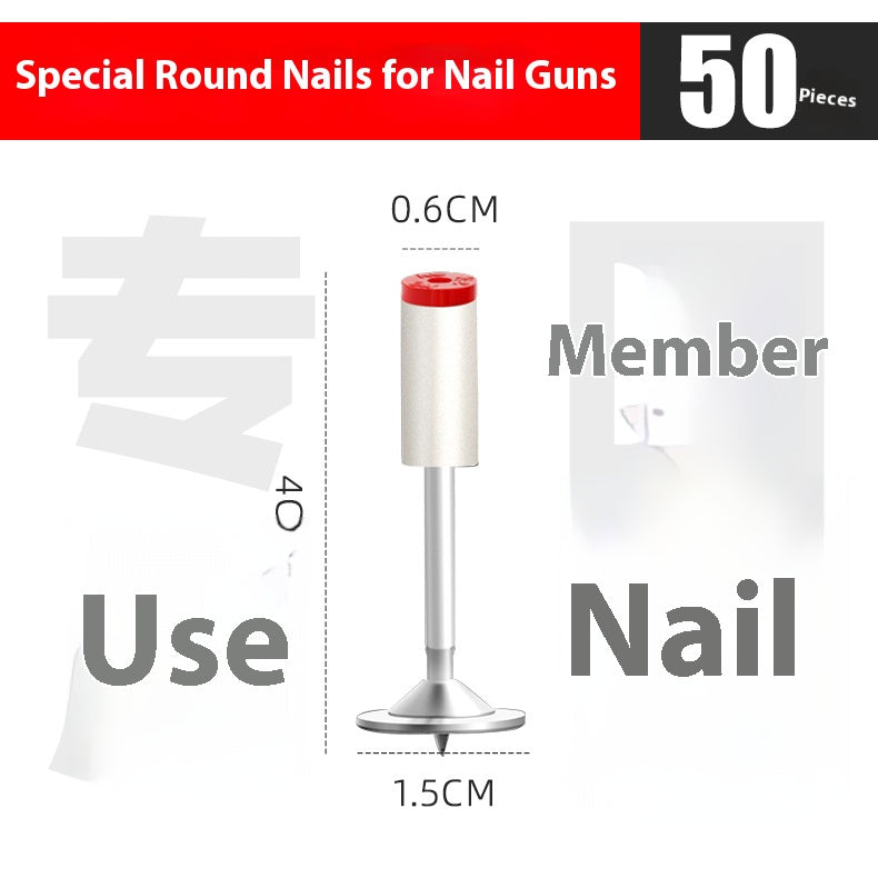 Silenced nail gun