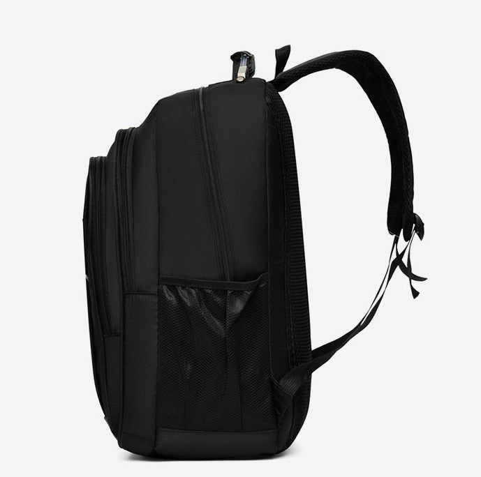 A large-capacity waterproof laptop backpack for business trips