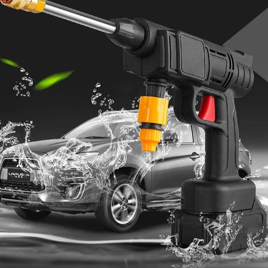 Portable cleaning pressure gun