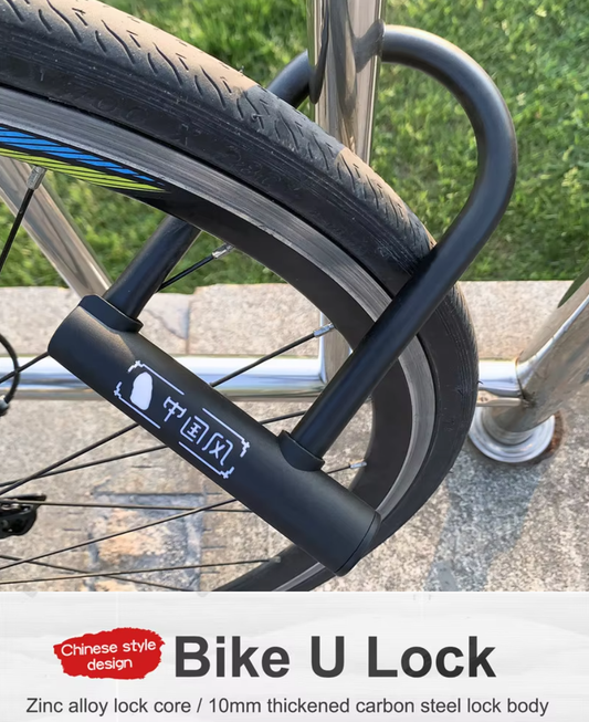 Bicycle U-shaped lock