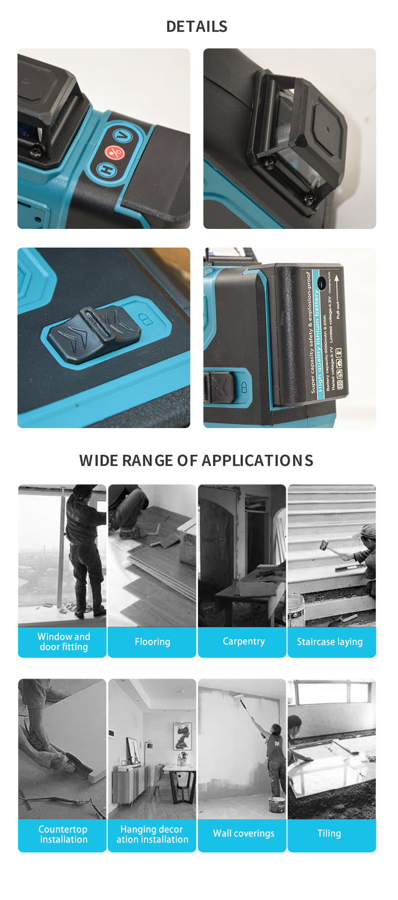 4D16-thread laser level